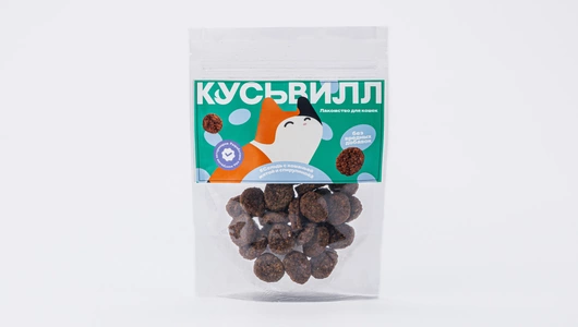 Лакомство для кошек "Сельдь с кошачьей мятой и спирулиной"