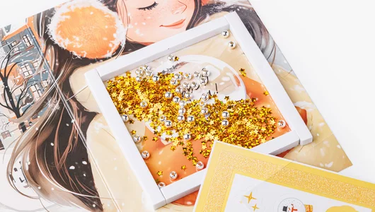 Набор для творчества "Открытка-шейкер", зимняя