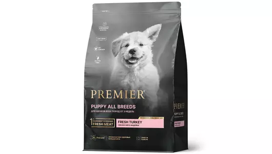 PREMIER Dog All Breeds Puppy Turkey Корм сух.индейка д/щенков всех пород 3кг