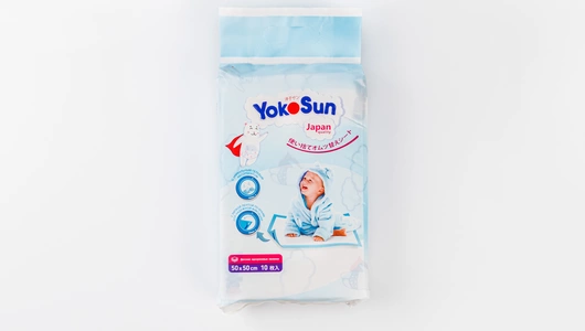 Пеленки одноразовые YokoSun 50*50, 10 шт