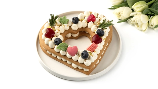 Торт медовый "Сердце"