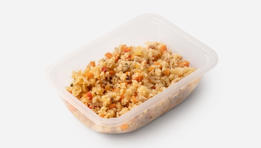 Рис азиатский с уткой, овощами и ананасом