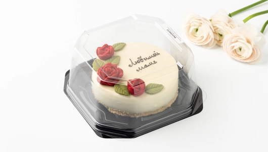 Торт муссовый "Цветы для Мамы" шок. микс сырный