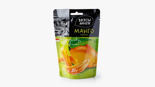 Манго сушеное, 80 гр.