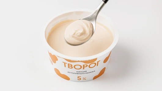 Творог мягкий из топленого молока 5%
