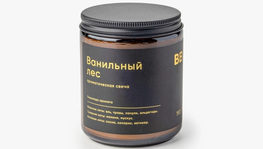 Ароматическая свеча "Ванильный лес"