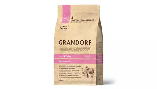 GRANDORF Kitten Lamb&Turkey Корм сух.ягненок с индейкой д/котят 400г