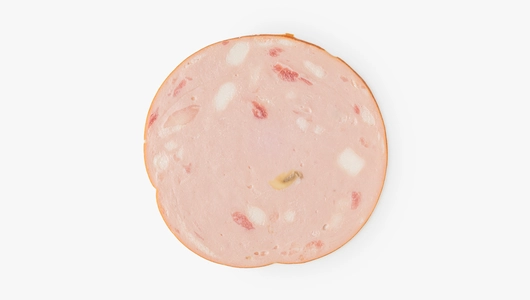 Колбаса вареная "Мортаделла с&nbsp;шампиньонами", нарезка