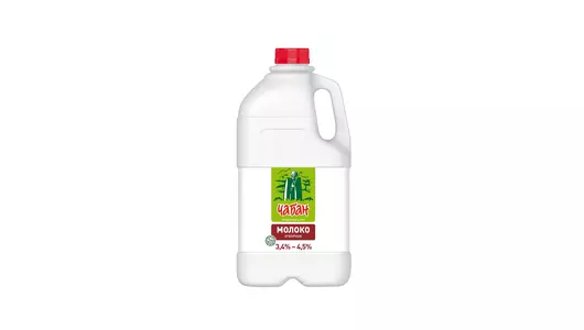 Молоко Чабан отборное 3,4-4,5% канистра 1,9 л