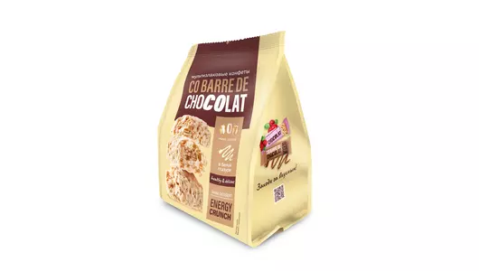 Конфеты Co barre de Chocolate мультизлаковые с&nbsp;белой глазурью 135 г