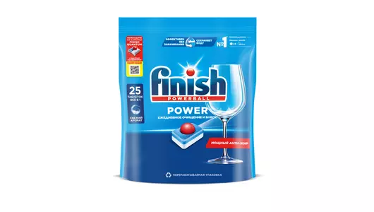 Таблетки для посудомоечной машины Finish Power 25 шт