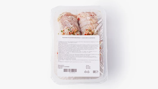 Рулетики из&nbsp;цыпленка-бройлера с&nbsp;сыром фета и&nbsp;шпинатом