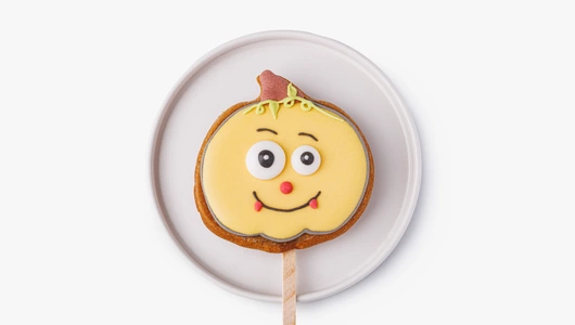 Пряник имбирный "Монстрики" на палочке, 1 шт.