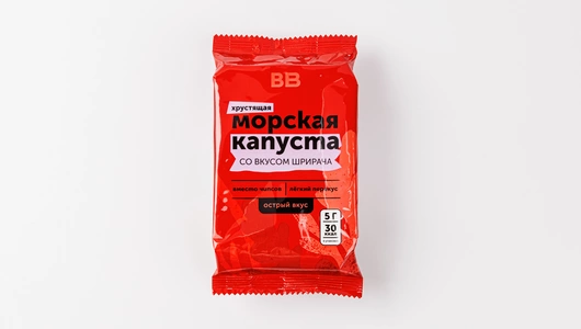 Морская капуста хрустящая со вкусом шрирача, 5 г