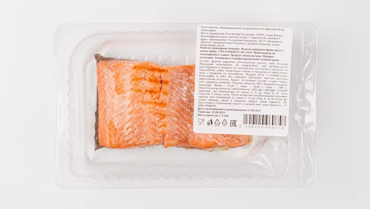 Форель радужная филе на коже на гриле, 160 г Форель радужная филе на коже на гриле, 160 г
