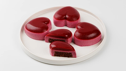 Моно-набор муссовых пирожных "Темный лес" зам. 4 шт