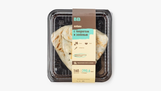 Лепешка с&nbsp;творогом и&nbsp;зеленью