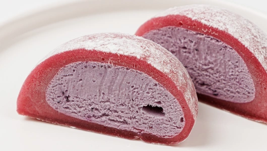 Мороженое пломбир в рис. тесте "Моти": "Черника"