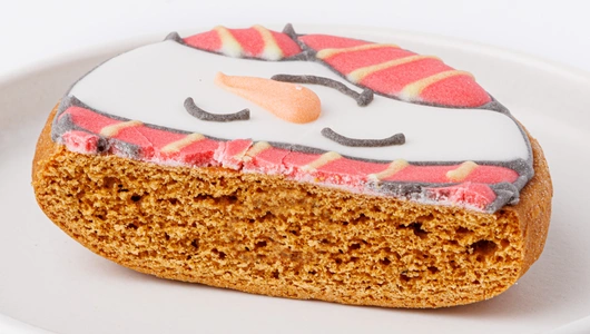 Пряник имбирный "Зимнее очарование" на палочке, 1 шт.