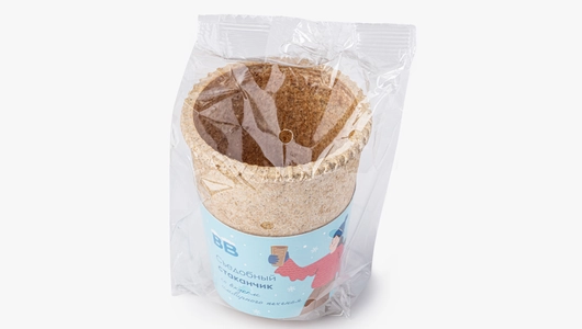 Стаканчик съедобный со вкусом имбирного печенья