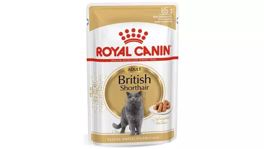 ROYAL CANIN British Shorthair Корм влаж.кус.в соусе д/британских кошек пауч 85г