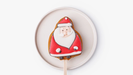 Пряник имбирный "Новый год" на палочке, 1 шт.