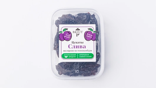 Цукаты из сливы на сиропе топинамбура, 80 г