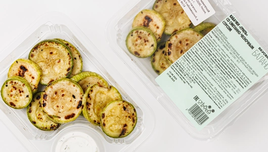 Кабачки "Гриль" со сметанно-чесночным соусом