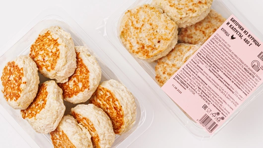 Биточки из курицы и капусты, 480 г