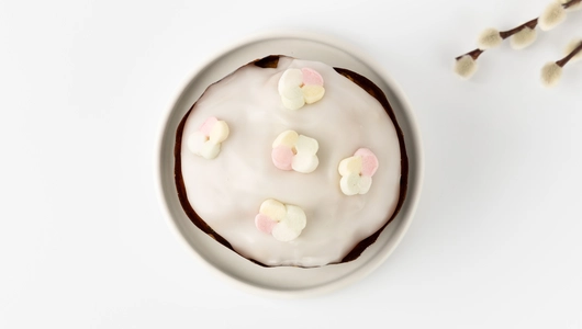 Кекс "Морковный" (с маршмеллоу)