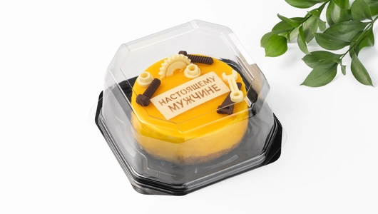 Торт "Настоящему мужчине" бисквитно-маковый с&nbsp;маракуйей