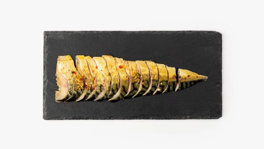 Скумбрия атлантич. холодного копчения филе-ломтики с&nbsp;пряностями, 100 г