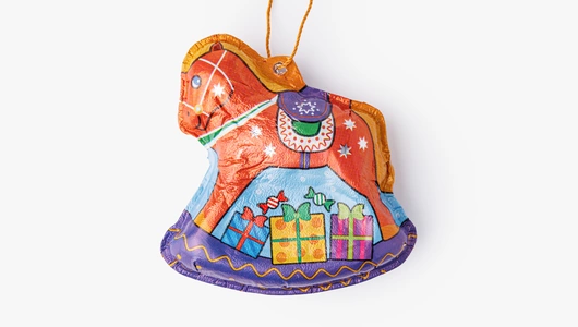 Шоколад молочный "Лошадка на елку"