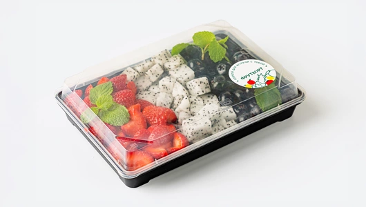 Фруктовый микс (голубика, питахайя, клубника)