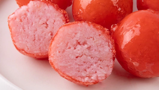 Десерт "Бала баяна" кокосовый с&nbsp;малиной