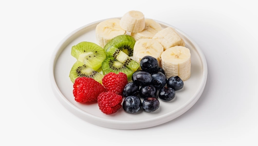 Фруктовый микс (банан, киви, голубика, малина), 170 г