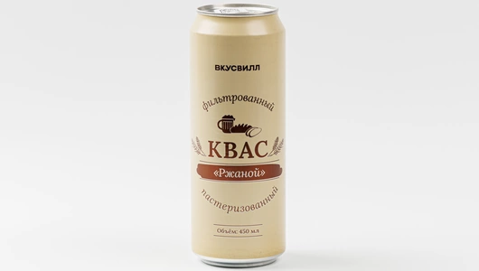 Квас "Ржаной" фильтрованный ж/б, 450&nbsp;мл