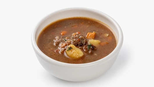 Шурпа с томлёной говядиной Шурпа с томлёной говядиной