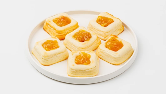 Кубарики творожные "Тропические фрукты", зам. Кубарики творожные "Тропические фрукты", зам.