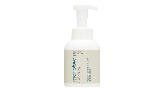 Увлажняющая пенка для душа vegan geramides Monolove, 350 мл Увлажняющая пенка для душа vegan geramides Monolove, 350 мл