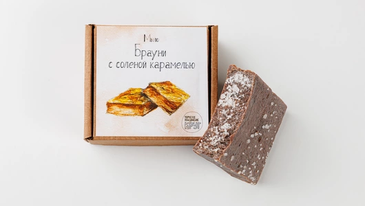 Мыло "Брауни с соленой карамелью"