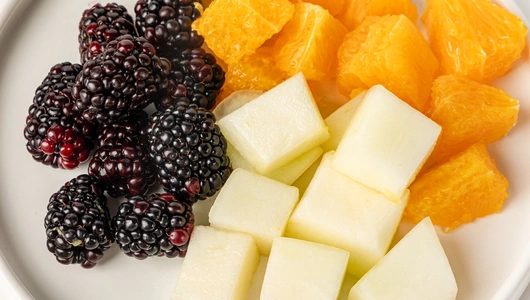 Фруктовый микс (ежевика, дыня, апельсин), 240 г