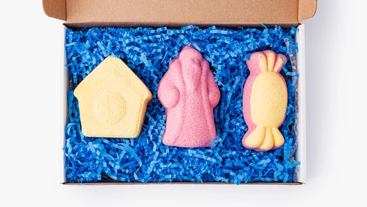 Набор бомбочек для ванны "Старинные игрушки" (3 шт)