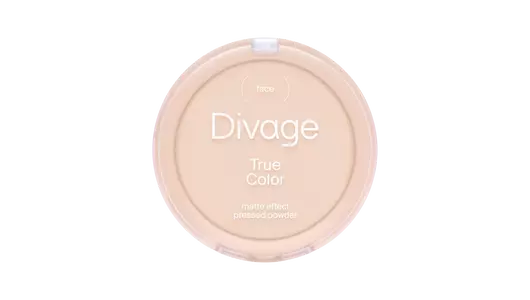 Пудра компактная тон 03 true color beige Divage, 8 г