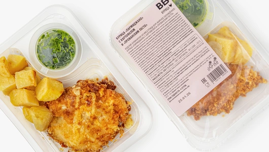 Курица "Пармиджано" с&nbsp;картофелем и&nbsp;"Прованским Песто"