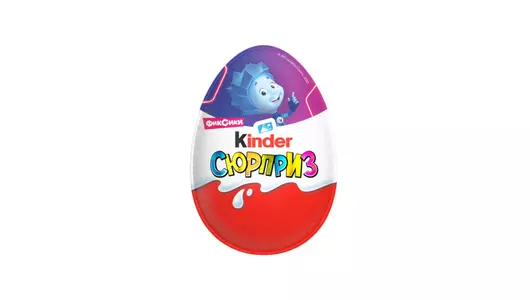 Шоколадное яйцо Kinder Сюрприз с молочным внутренним слоем и игрушкой внутри 20&nbsp;г