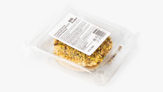 Кольцо песочное с&nbsp;вареной сгущенкой и&nbsp;фисташками, кафе