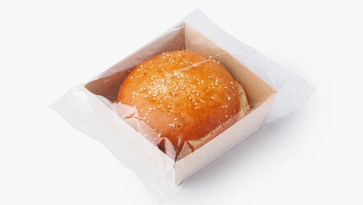 Фиш-бургер с филе минтая и соусом "Тар-тар", кафе