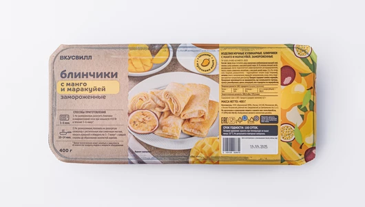 Блинчики с манго и маракуйей, зам.