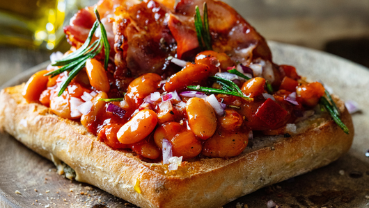 Фасоль белая Бондюэль в соусе со сладким перцем Паприкаш 360 мл